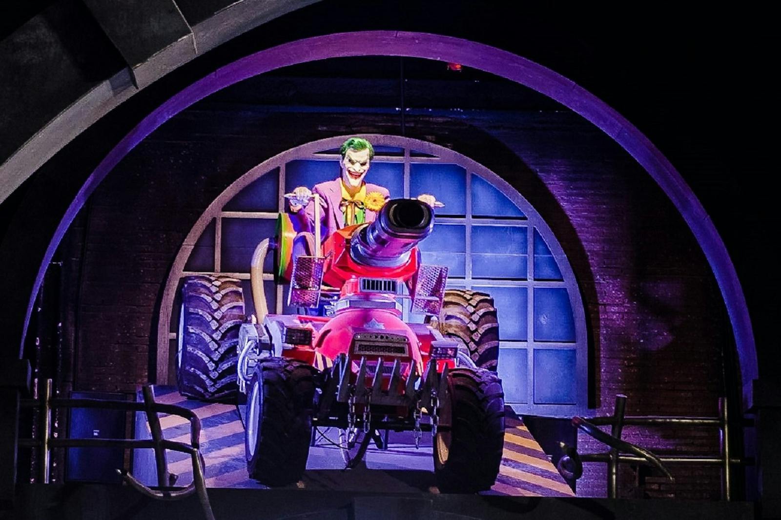 Joker على جرار في Parque Warner