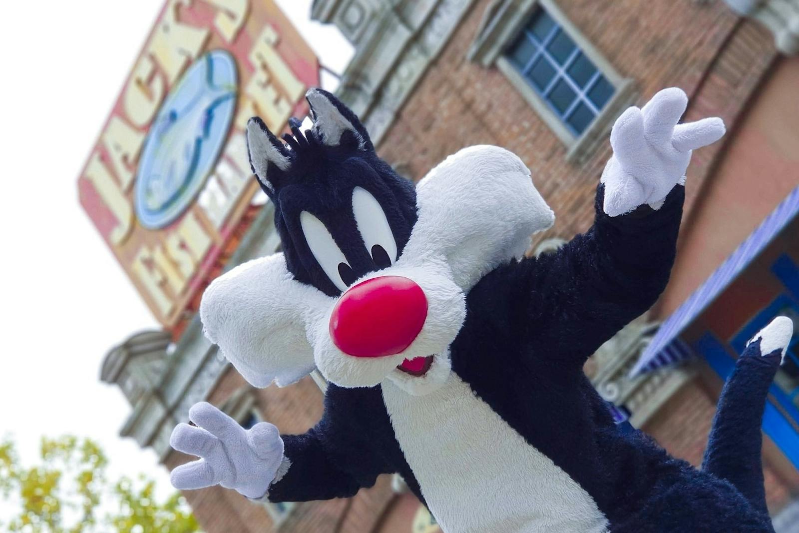 Parque WarnerのLooney Tunesキャラクター